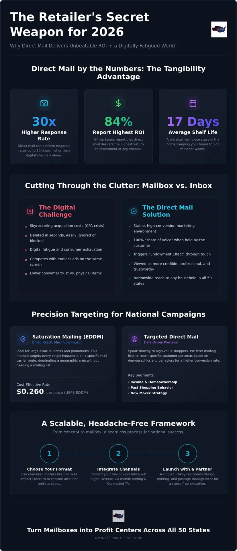 Retail Direct Mail Strategy: The 2026 Guide to National Omnichannel Growth