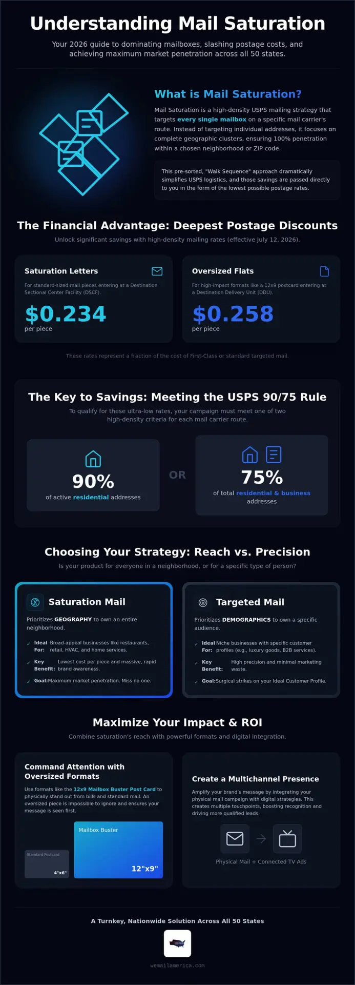 What is Mail Saturation? A 2026 Guide to High-Density Direct Mail