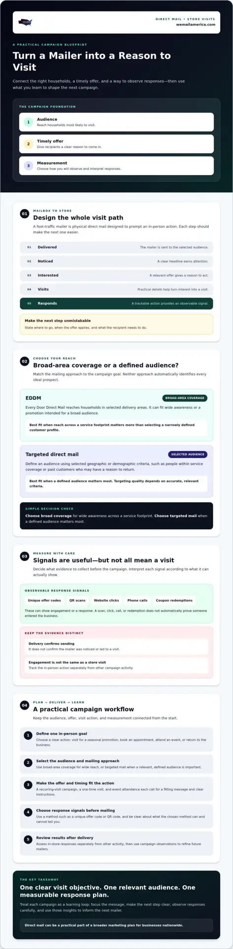 How to Increase Foot Traffic with Mailers: 2026 Guide